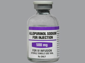 Allopuriniol dạng dịch truyền 500mg